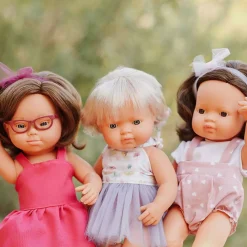 Miniland Dolls|4 Years < Realistic Montessori Doll with Cochlear Implant
