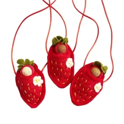 Fairyshadow Waldorf Dolls|4 Years < Red Strawberry Baby Necklace