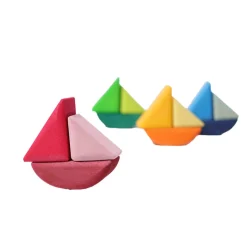 Grimm's Spiel u0026 Holz 12-24 Months|Wooden Toys < Rolling Boats Wooden Blocks