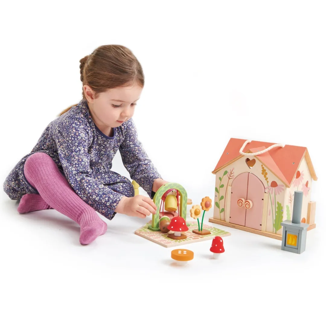 Tender Leaf Dollhouses|Wooden Toys < Rosewood Cottage Mini Wooden Dollhouse