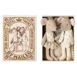 Maileg Dolls|Maileg Collection < Royal Twin Mice in a Matchbox