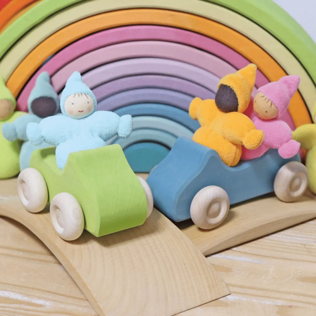 Grimm's Spiel u0026 Holz 12-24 Months|Dolls < Set of Pastel Pocket Babies