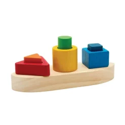 PlanToys Early Learning|Wooden Toys < Shape Sorting Boat