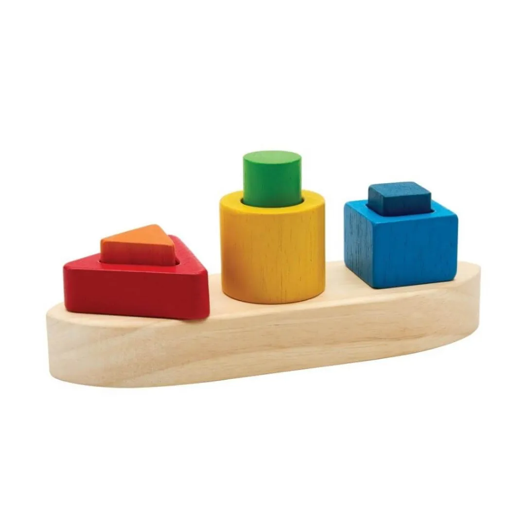 PlanToys Early Learning|Wooden Toys < Shape Sorting Boat
