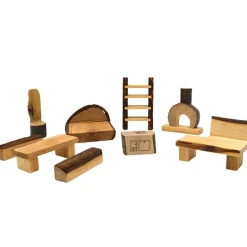 Magic Wood Wooden Toys|4 Years < Shire Dollhouse Branch Furniture Set