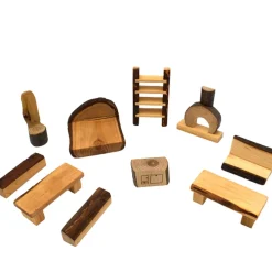 Magic Wood Wooden Toys|4 Years < Shire Dollhouse Branch Furniture Set