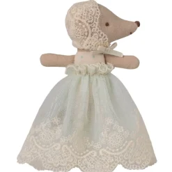 Maileg Maileg Collection|4 Years < Sleepy-Wakey Baby Mouse in a Gown