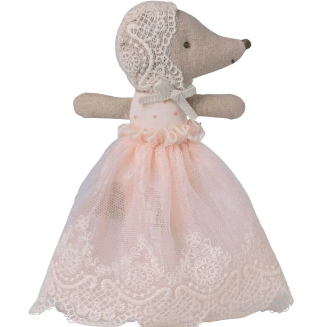 Maileg Maileg Collection|4 Years < Sleepy-Wakey Baby Mouse in a Gown