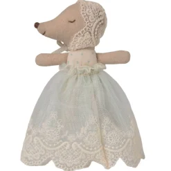 Maileg Maileg Collection|4 Years < Sleepy-Wakey Baby Mouse in a Gown