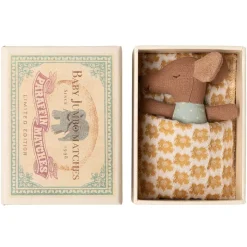 Maileg Maileg Collection|4 Years < Sleepy Wakey Baby Mouse in a Matchbox