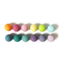 Grimm's Spiel u0026 Holz Marble & Ball Runs|Wooden Toys < Small Wooden Pastel Balls, Set of 12