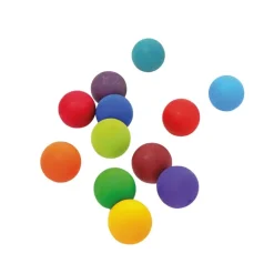 Grimm's Spiel u0026 Holz Marble & Ball Runs|Early Learning < Small Wooden Rainbow Balls, Set of 12