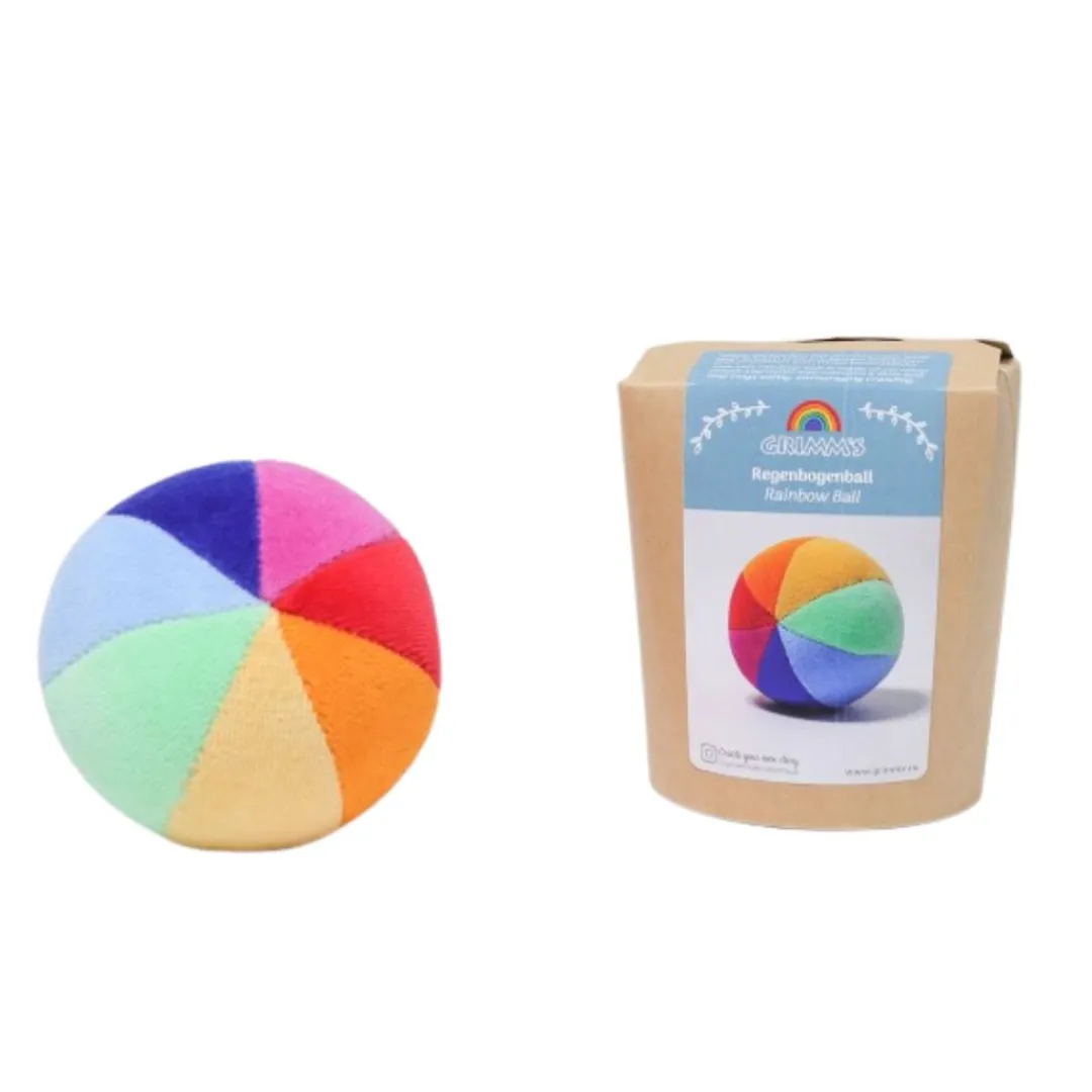 Grimm's Spiel u0026 Holz 12-24 Months|2 Years < Soft Cotton Rainbow Ball