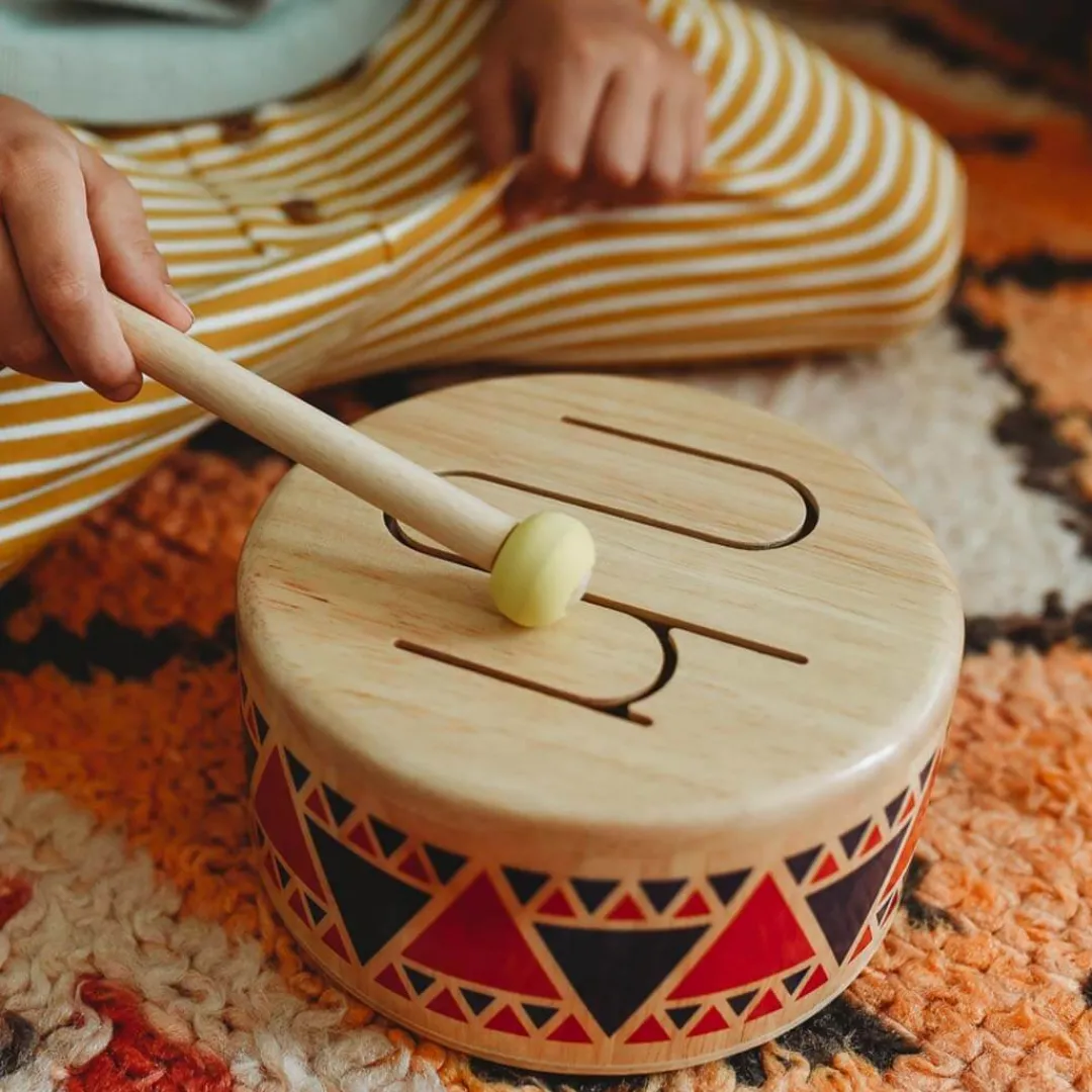 PlanToys Wooden Toys|4 Years < Solid Drum