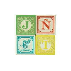 Uncle Goose Wooden Toys|Early Learning < Spanish Wooden Alphabet Blocks