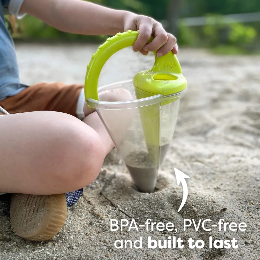 HABA Outdoor Toys|4 Years < Spilling Funnel Sand and Water Mixing Toy