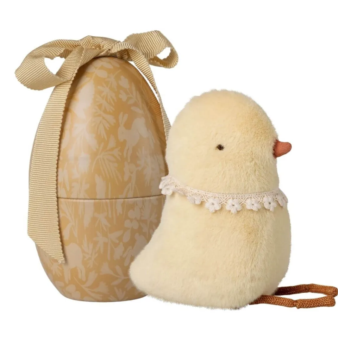Maileg Maileg Collection|4 Years < Spring Chick in Vintage Metal Easter Egg