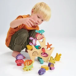 Tender Leaf Wooden Toys|Early Learning < Stacking Coral Reef