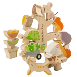 Tender Leaf Toys Wooden Toys|4 Years < Stacking Garden Friends Wooden Game