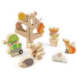 Tender Leaf Toys Wooden Toys|4 Years < Stacking Garden Friends Wooden Game