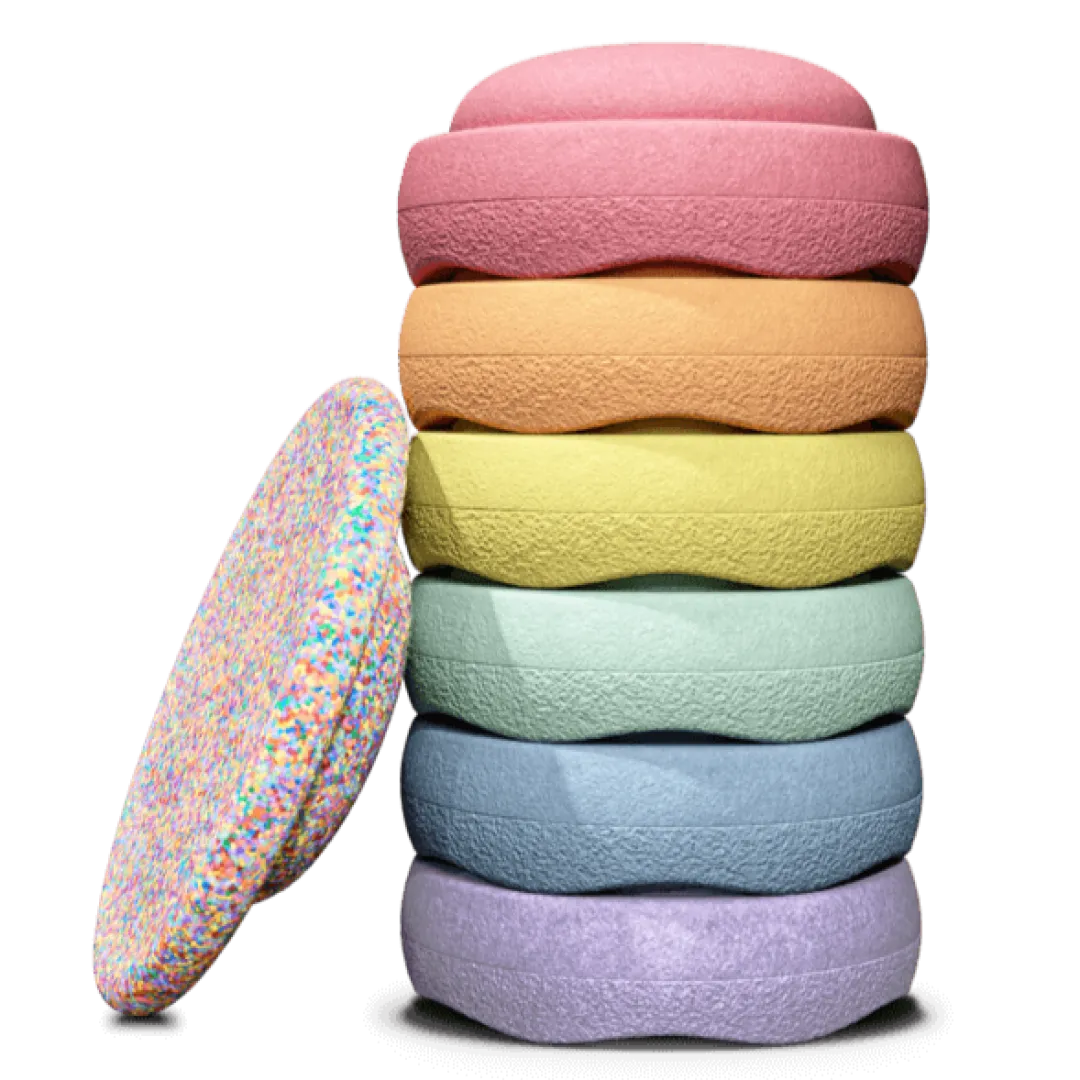 Stapelstein® Outdoor Toys|4 Years < Balance and Stepping Stone Set