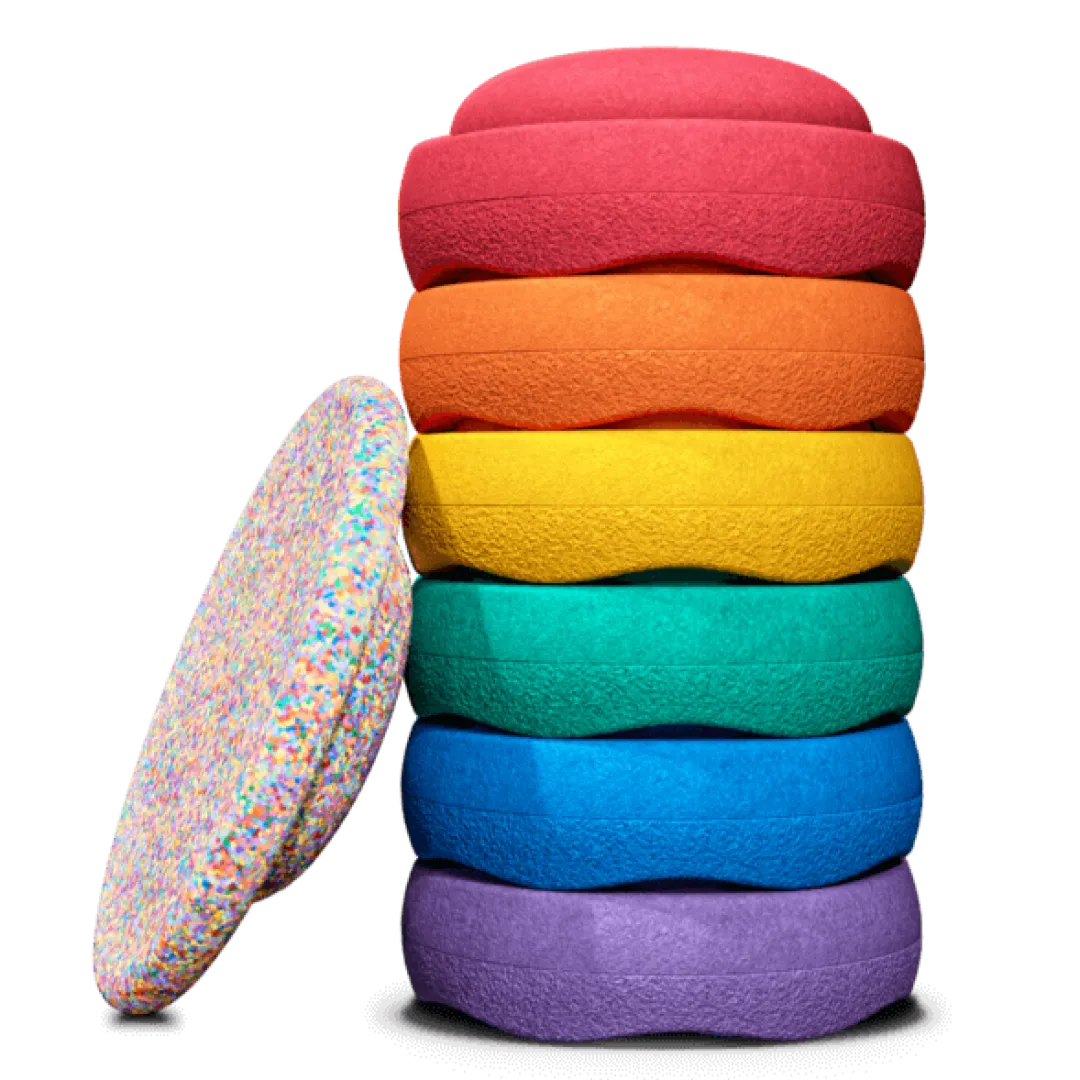 Stapelstein® Outdoor Toys|4 Years < Balance and Stepping Stone Set