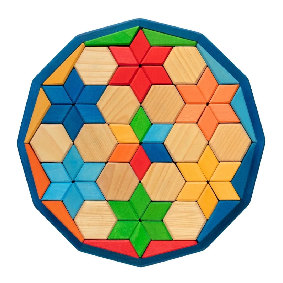 Grimm's Spiel u0026 Holz Wooden Toys|Puzzles < Starry Sky Building Set - Midnight