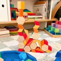 Grimm's Spiel u0026 Holz Wooden Toys|Puzzles < Starry Sky Building Set - Midnight
