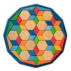 Grimm's Spiel u0026 Holz Wooden Toys|Puzzles < Starry Sky Building Set - Midnight