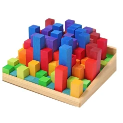Grimm's Spiel u0026 Holz Marble & Ball Runs|Early Learning < Stepped Counting Math Blocks