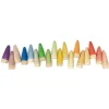 Grapat Dolls|Fairies & Gnomes < Stick Gnomes - Set of 18 Wooden Toy Figures