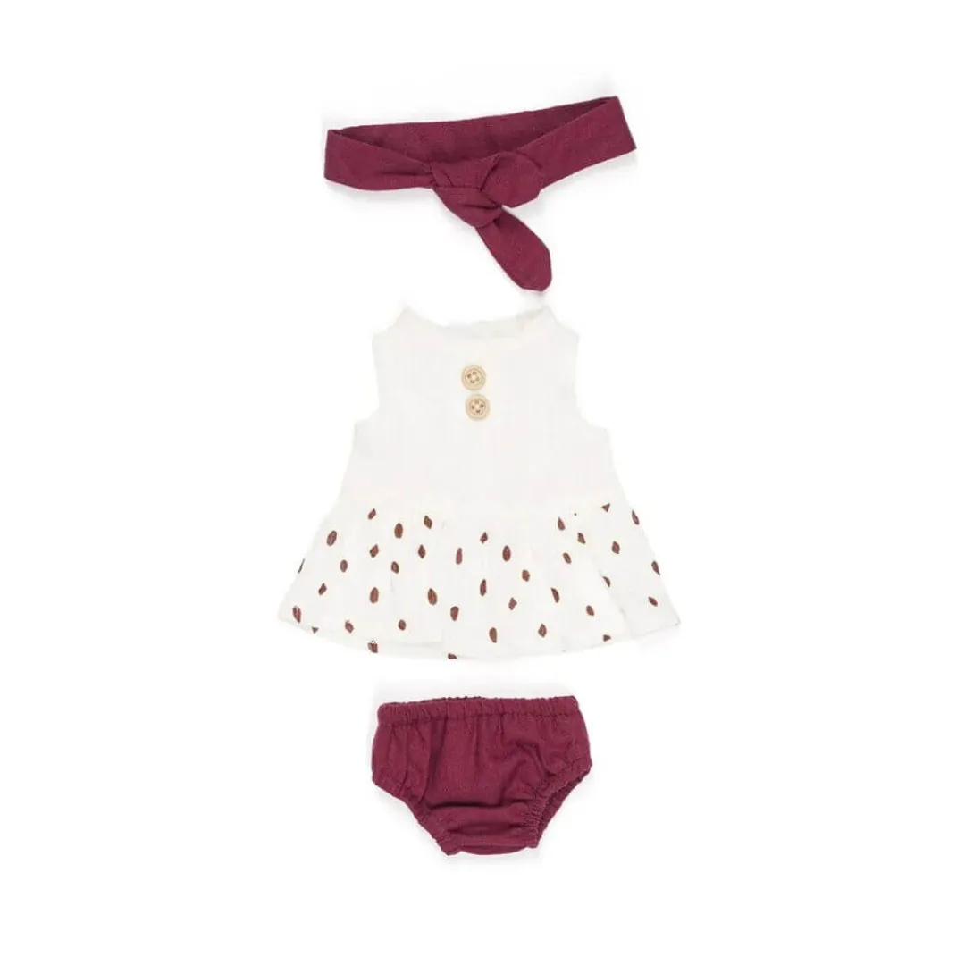 Miniland Dolls|4 Years < Summer Beach Doll Outfit Set - 12"