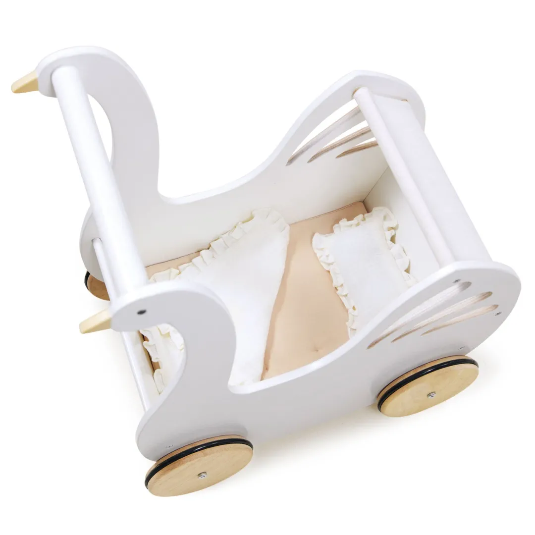 Tender Leaf 12-24 Months|Wooden Toys < Sweet Wooden Swan Doll Stroller