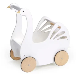 Tender Leaf 12-24 Months|Wooden Toys < Sweet Wooden Swan Doll Stroller