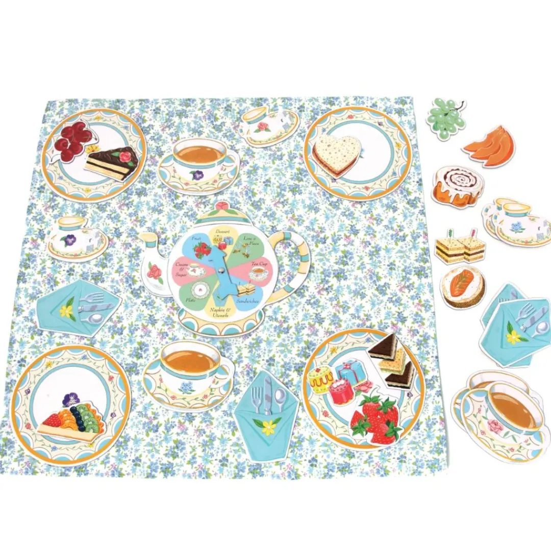 eeBoo Games|4 Years < Tea Party Spinner Game