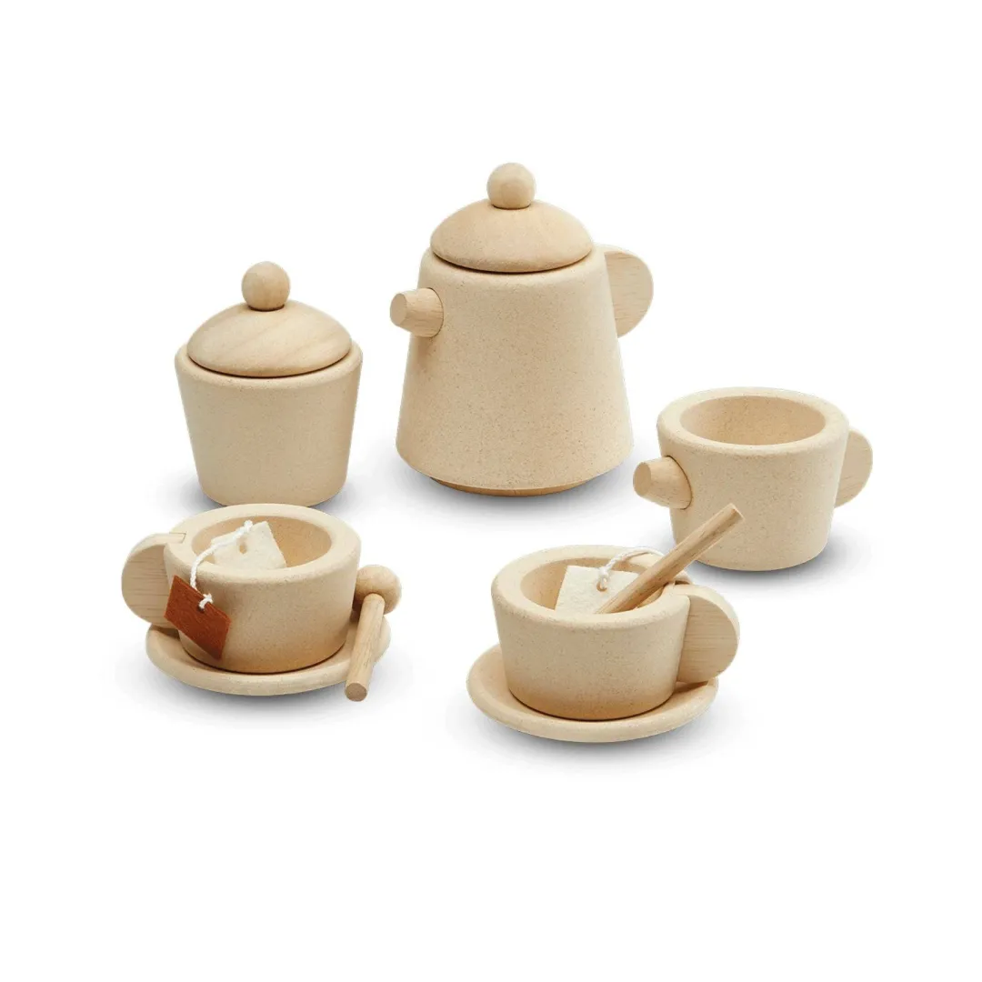 PlanToys Wooden Toys|4 Years < Tea Set