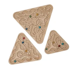 Starbuilder Blocks Wooden Toys|Games < The Ouroboros Marble Maze - Three sizes
