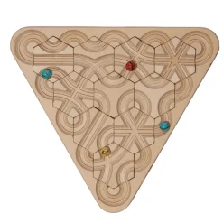 Starbuilder Blocks Wooden Toys|Games < The Ouroboros Marble Maze - Three sizes