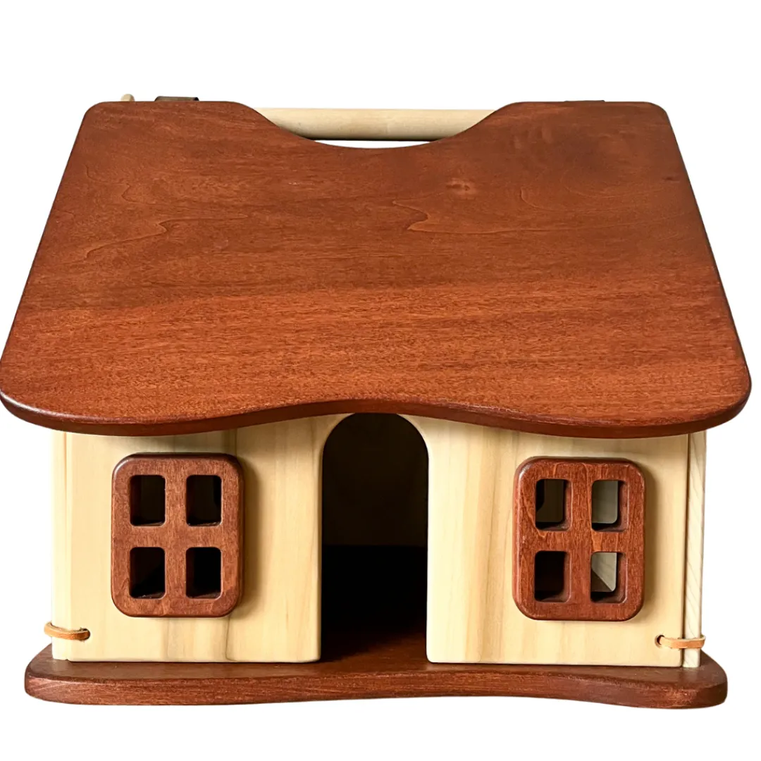 Bella Luna Toys Dollhouses|Fairies & Gnomes < Thimbleberry Cottage - Classic Wooden Dollhouse