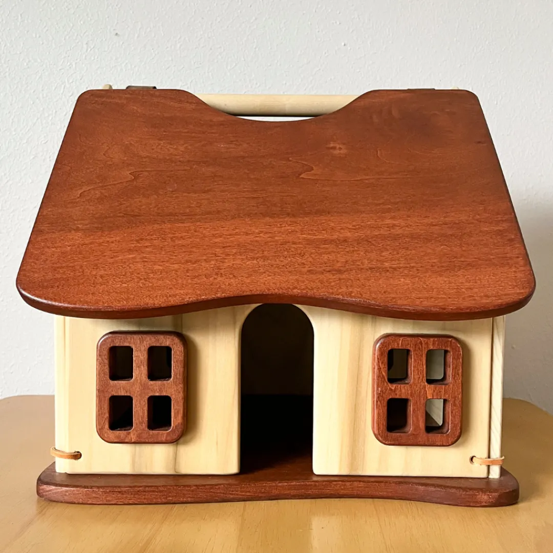 Bella Luna Toys Dollhouses|Fairies & Gnomes < Thimbleberry Cottage - Classic Wooden Dollhouse