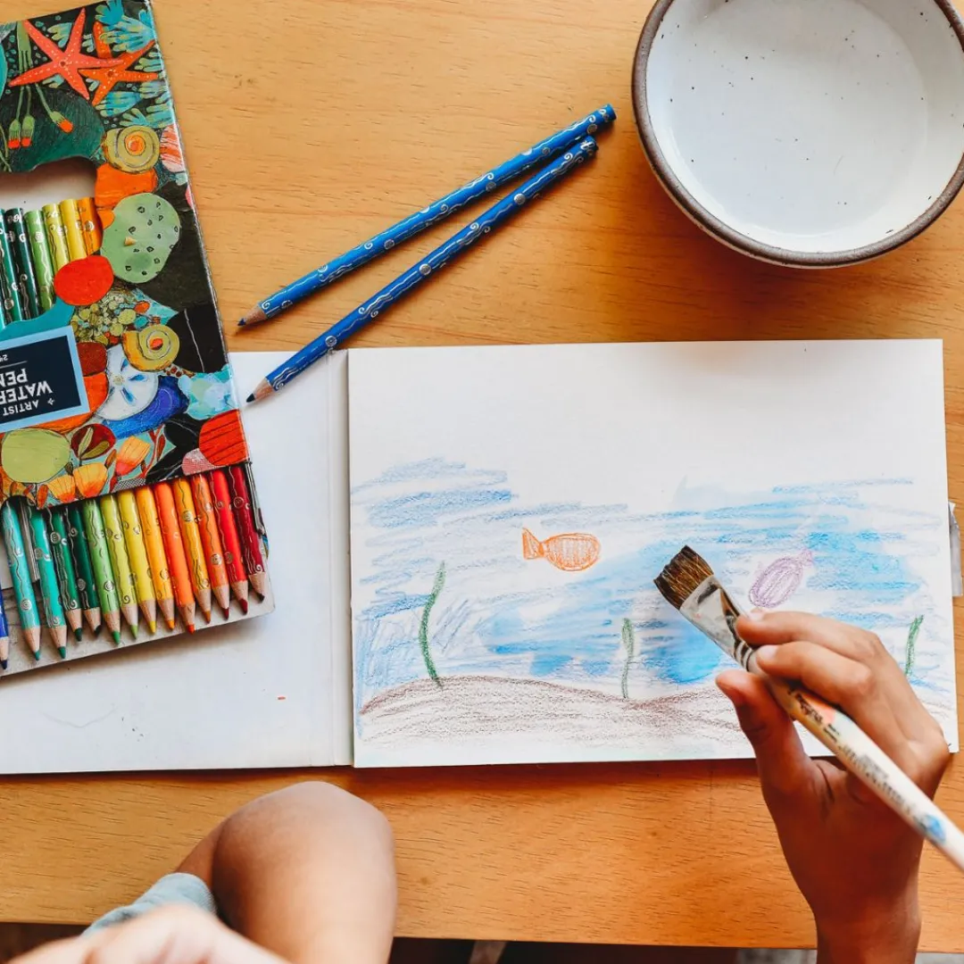 eeBoo 4 Years|3 Years < Tidepool Watercolor Pencils- Set of 24