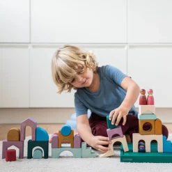 Grimm's Spiel u0026 Holz Wooden Toys|4 Years < Tiny Art Collection Block Sets