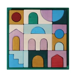Grimm's Spiel u0026 Holz Wooden Toys|4 Years < Tiny Art Collection Block Sets