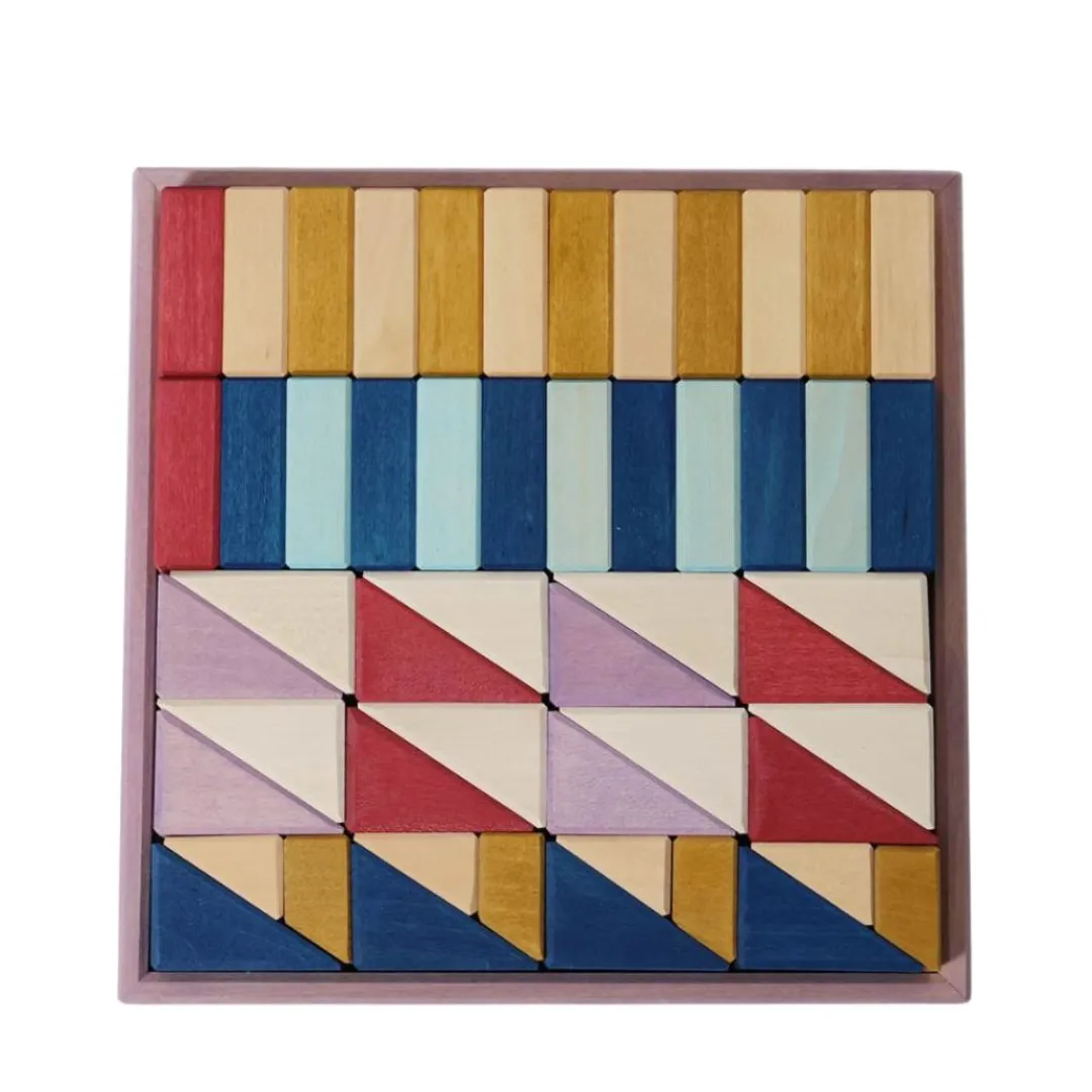 Grimm's Spiel u0026 Holz Wooden Toys|4 Years < Tiny Art Collection Block Sets