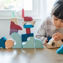 Grimm's Spiel u0026 Holz Wooden Toys|4 Years < Tiny Art Collection Block Sets