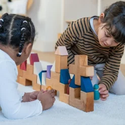 Grimm's Spiel u0026 Holz Wooden Toys|4 Years < Tiny Art Collection Block Sets