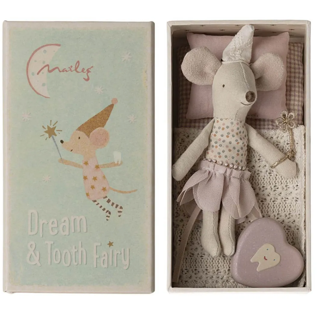 Maileg Maileg Collection|4 Years < Tooth Fairy Mouse in a Matchbox - Little Sister