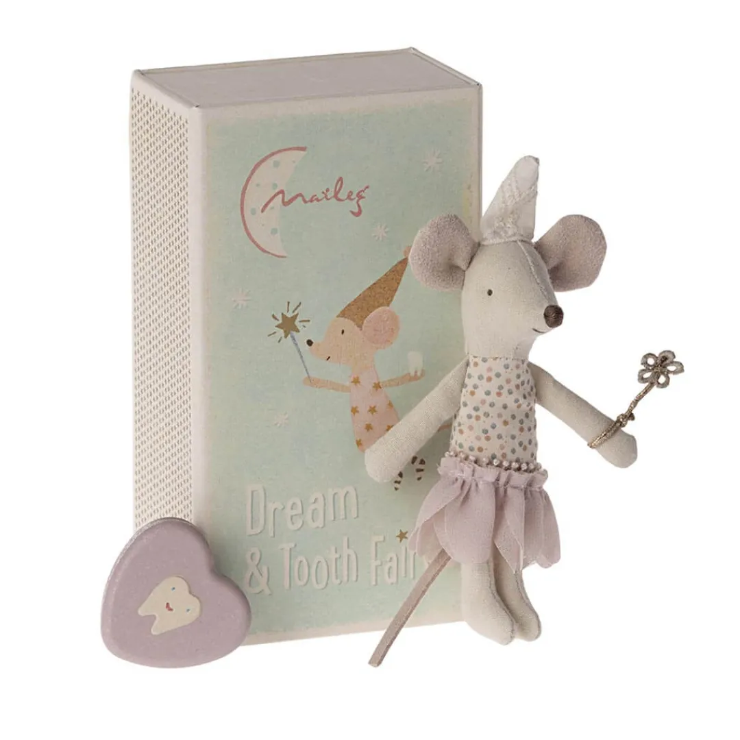 Maileg Maileg Collection|4 Years < Tooth Fairy Mouse in a Matchbox - Little Sister