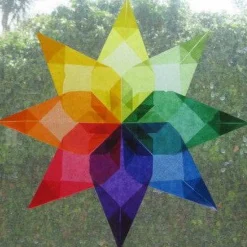 Mercurius Other Crafts|Books < Transparent Window Scenes Book with Window Star Paper Set