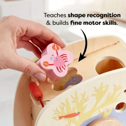 HABA 12-24 Months|Wooden Toys < Underwater World Wooden Shape Sorter